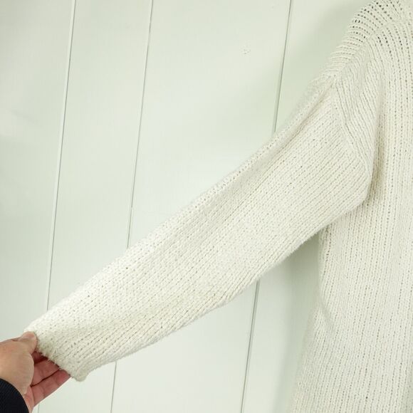 Coldwater Creek Chunky Knit Turtleneck Sweater Womens Size Small White MiUSA - Picture 5 of 12